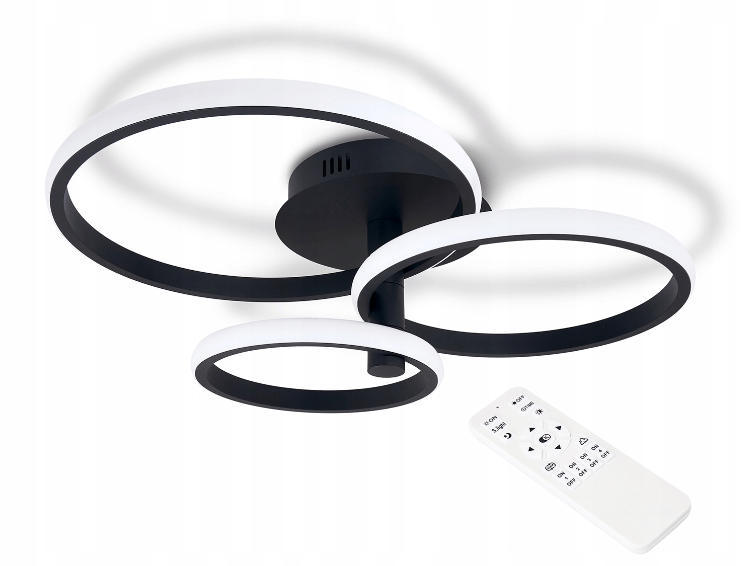 

Lampa Sufitowa Ścienna Led 55W Czarna 3W1 Pilot
