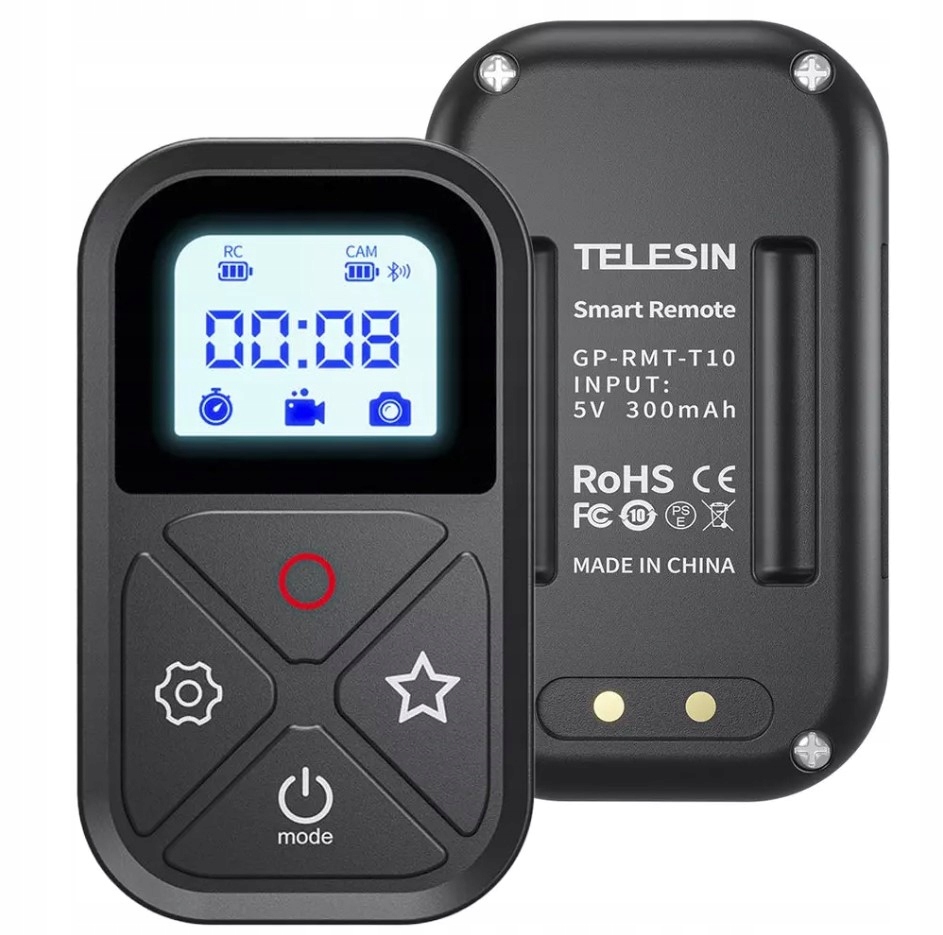 Pilot Telesin do GoPro Hero 10 9 8 MAX GP-RMT-T10
