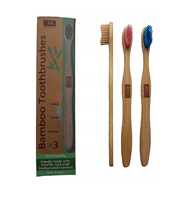 

Szczoteczka Bambusowa Naturalna Eko do zębów 3szt