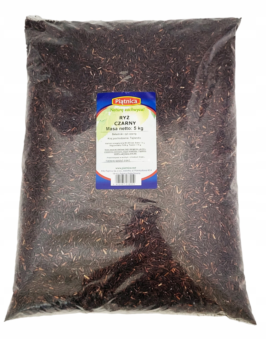 Ryż Czarny 5KG Jakość Piątnica