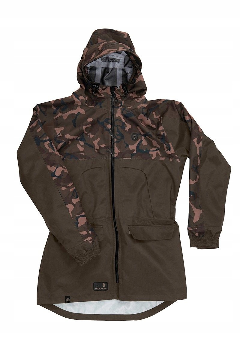 Kurtka Fox Aquos Tri Layer 3/4 Jacket Camo/Khaki M Rozmiar: Medium (M) Kod producenta CFX147