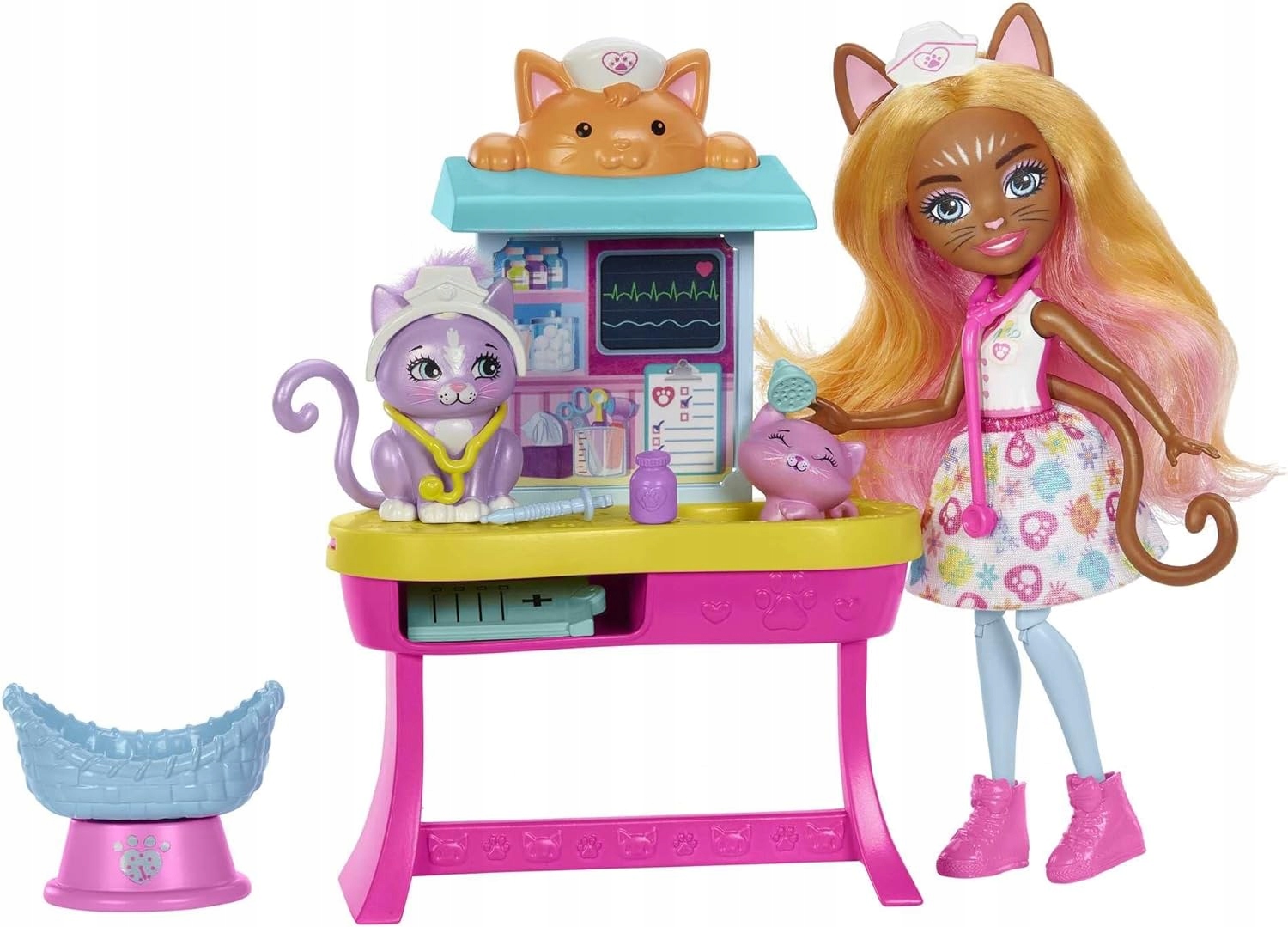 ENCHANTIMALS LECZNICA WETERYNARZ LEKARZ KOTY HLH22