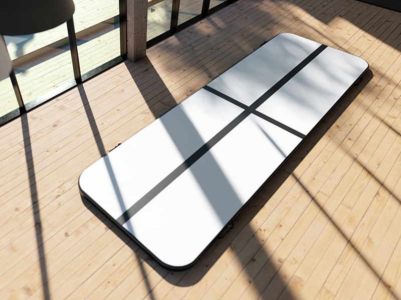 AIRTRACK 4M ŚCIEŻKA AKROBATYCZNA MATA GIMNASTYCZNA DMUCHANA NIEBIESKA Model AT-4