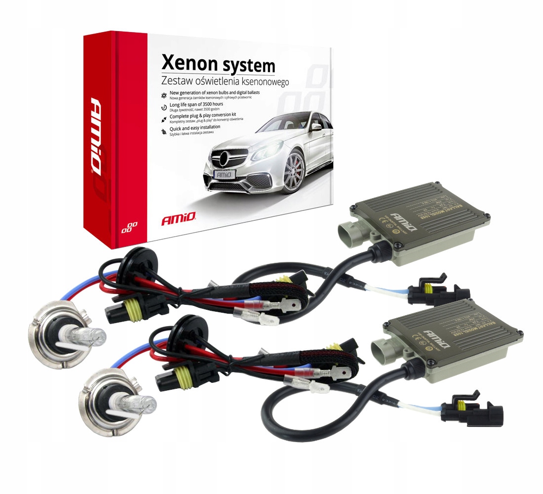 Xenon Hid Zestaw Cyfrowy Canbus Ksenony H7 6000K