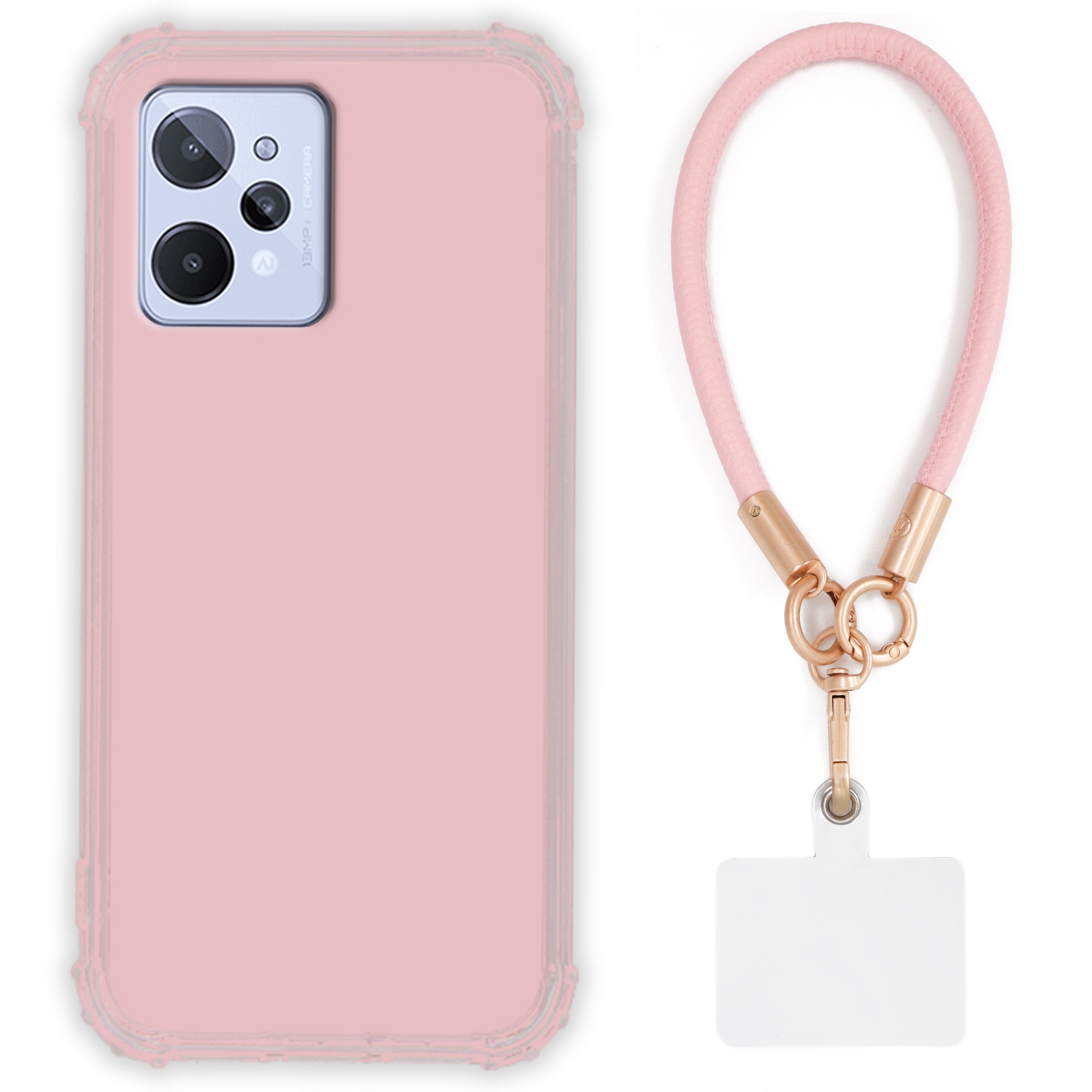 Pouzdro Pro Realme C31 Case Antishock Pinky Růžové vodítko Sada Odolné, silné