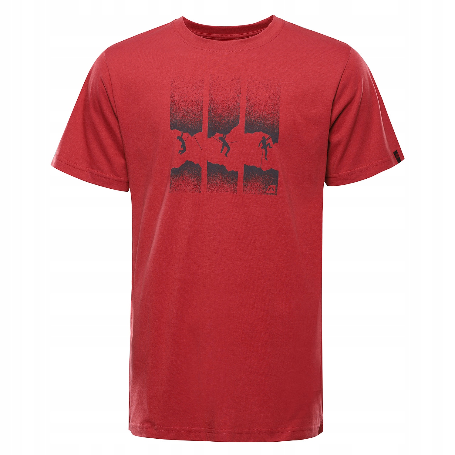 Koszulka męska bawełniana Alpine Pro Bolen 2 k.ceglasty r.L