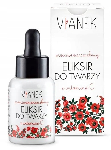 Vianek Przeciwzmarszczkowy ELIKSIR do TWARZY z Witaminą C 30ml SYLVECO Marka Vianek