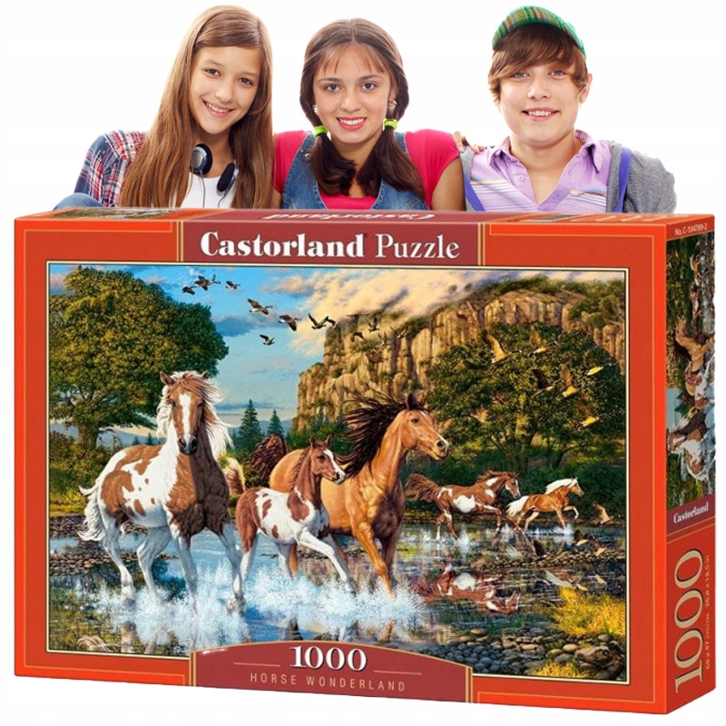 Puzzle KONIE 1000 CASTORLAND Koń dla DZIEWCZYNKI