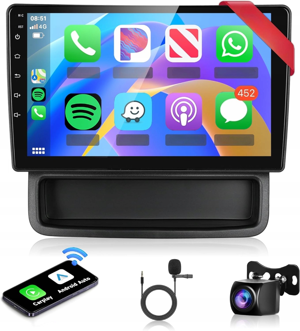 Autorádio Navigácia Renault Traffic 2010-2014 Wifi Carplay 2/64GB