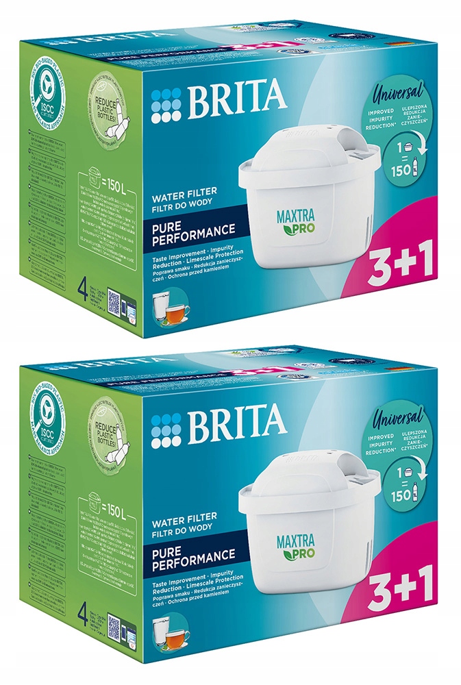 Filtr wody wkład do dzbanka Brita Maxtra Pro Pure Performance 2 x 3+1 Box