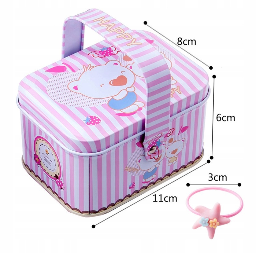 Zestaw gumek 40szt Do włosów dziewczynki dziecka Rodzaj zestaw gumek