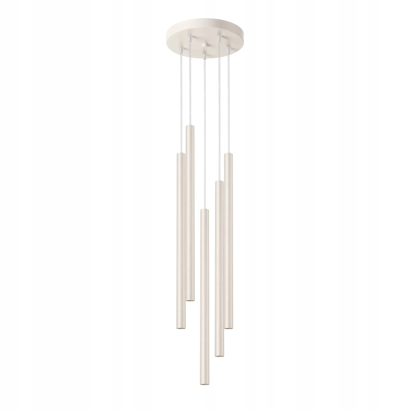 Závěsná lampa Sollux Pastelo béžová Ø25 cm 5xG9 moderní do obývacího pokoje