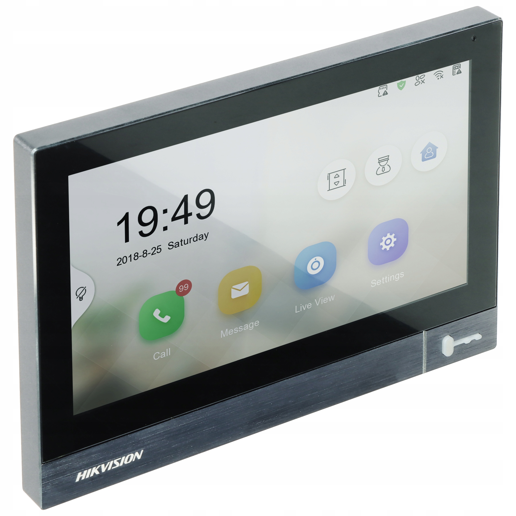 Vnútorný Ip Panel DS-KH8381-TE1 Hikvision Monitor LCD Poe