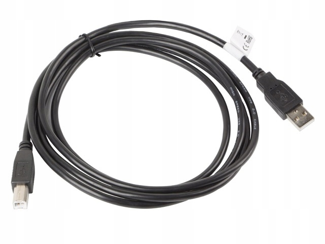 LANBERG KABEL USB 2.0 AM-BM CZARNY 1.8M Kod producenta CA-USBA-10CC-0018-BK