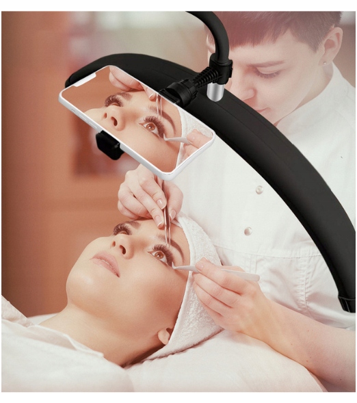 LAMPA KOSMETYCZNA PODŁOGOWA UNIWERSALNA REGULOWANA DO PRZEDŁUŻANIA RZĘS LED Stan opakowania oryginalne