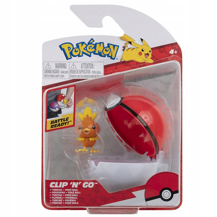 

Pokemon: figurka+kula: Torchic Poke Ball (38206)