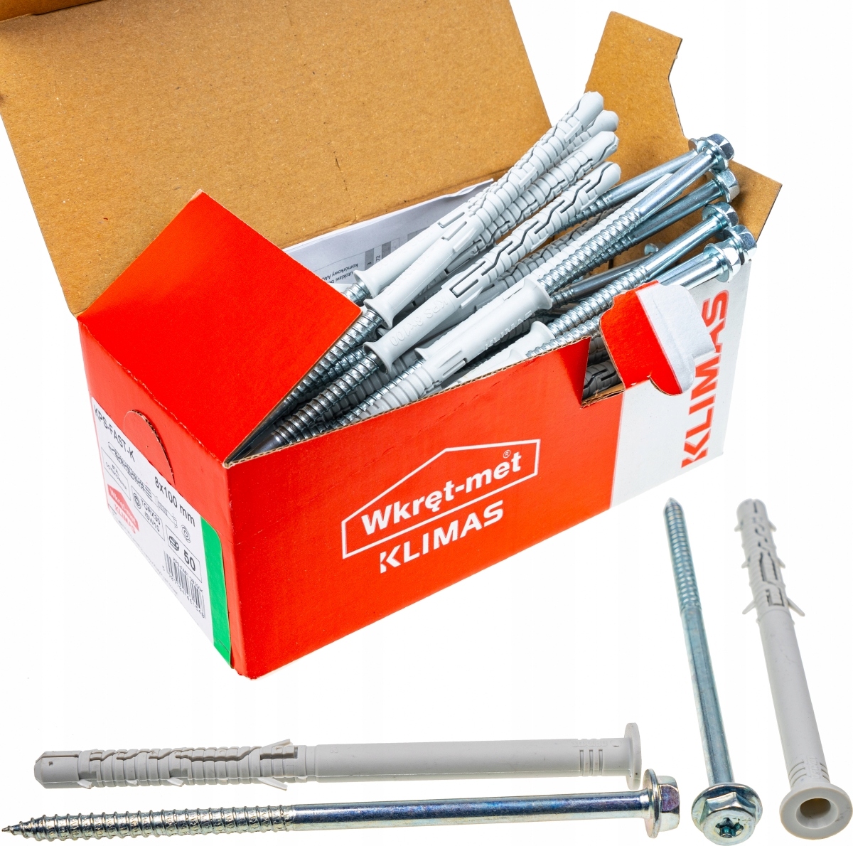 

Kołki ramowe rozporowe 10x160 Klucz+tx torx 25szt