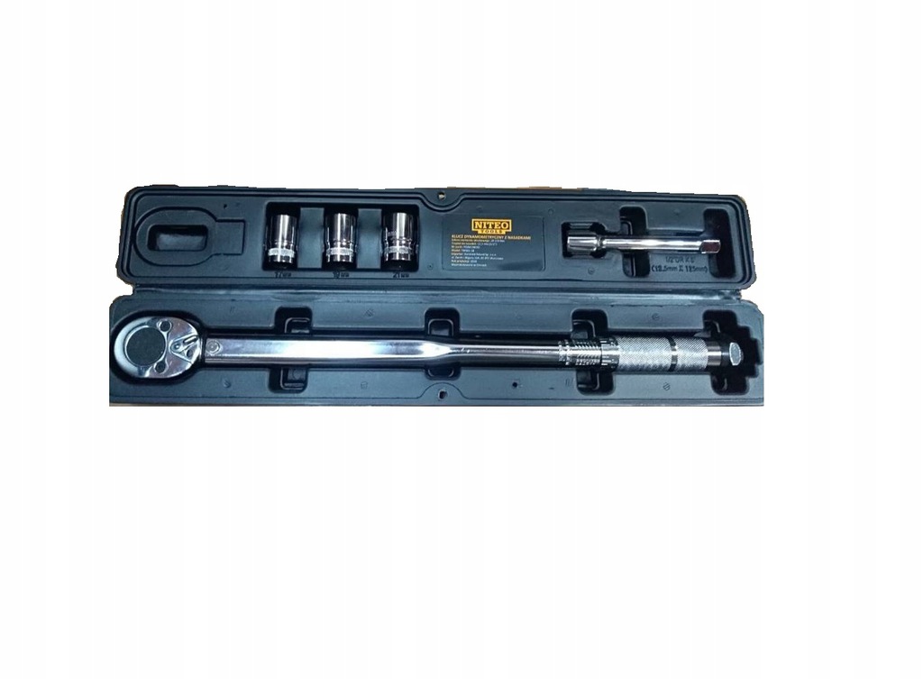 

Klucz Dynamometryczny Z Nasadkami Niteo 210Nm