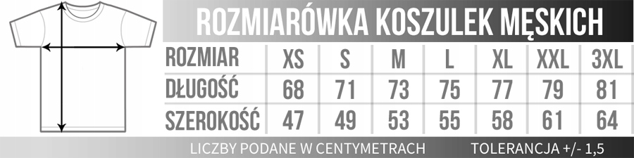Koszulka KIBICA MĘSKA Polska Mistrzostwa Świata PL Materiał dominujący bawełna