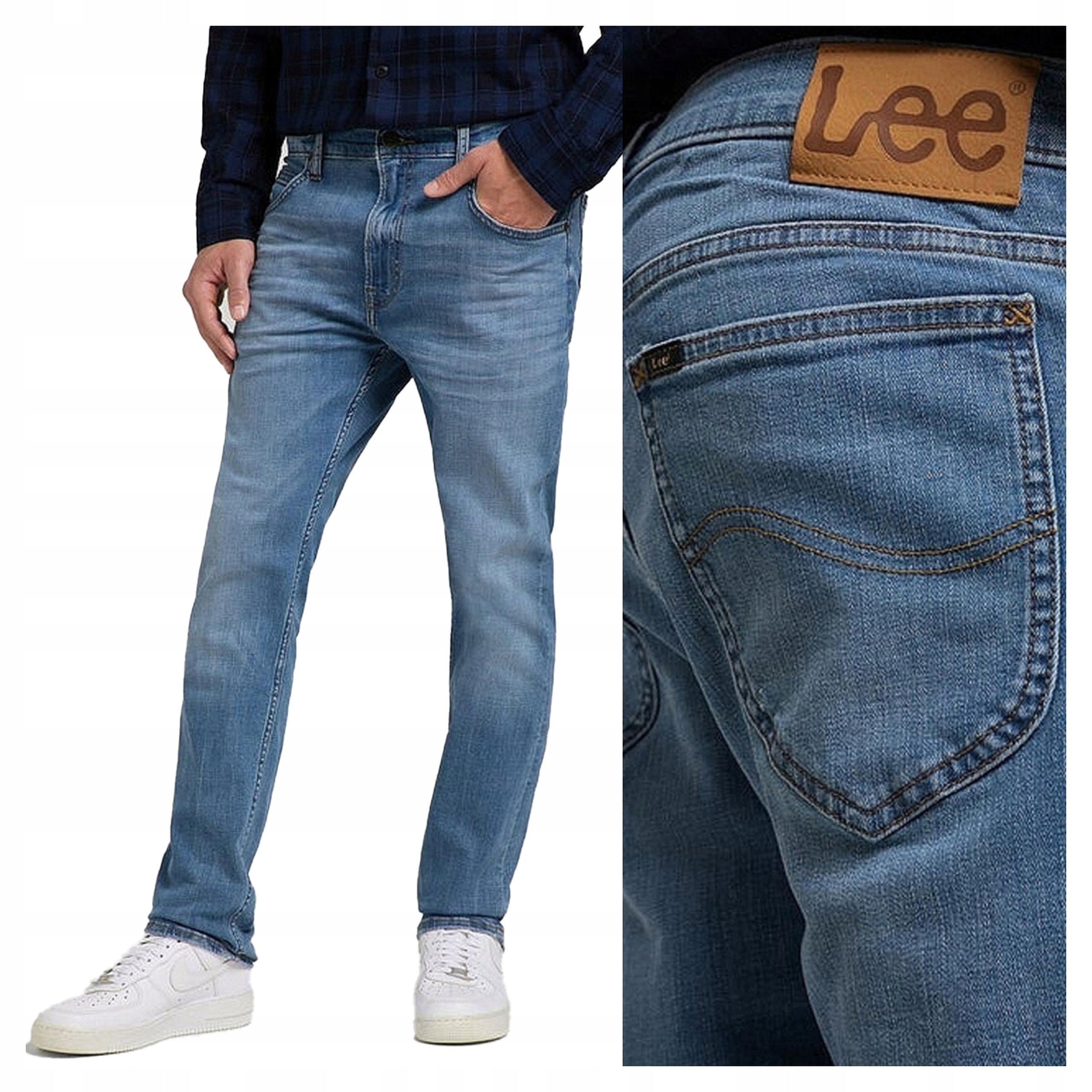 Pánské přiléhavé džínové kalhoty Lee Rider 33/34