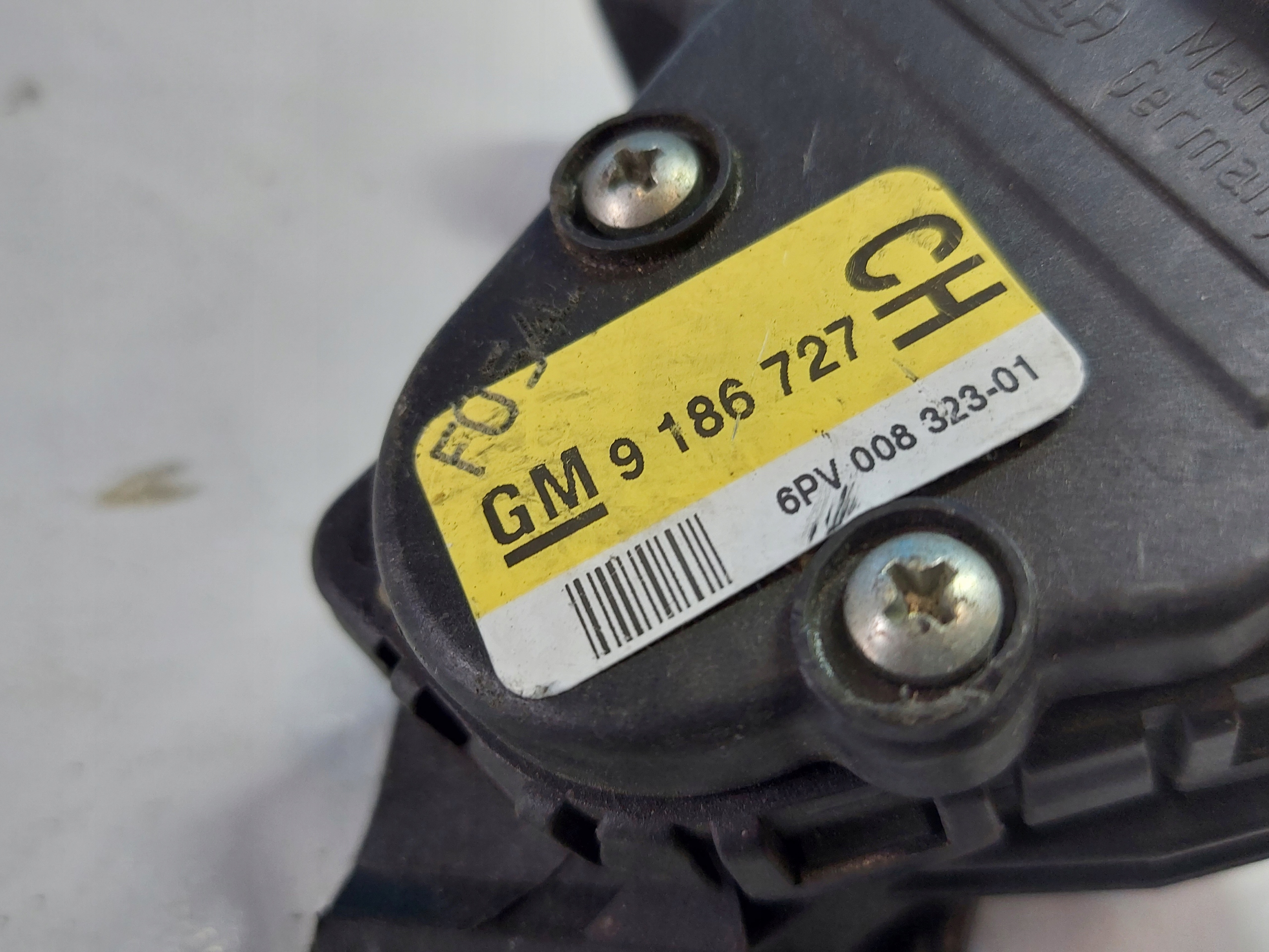 Gaspedal VECTRA C 2.2 DTI 9186727CH