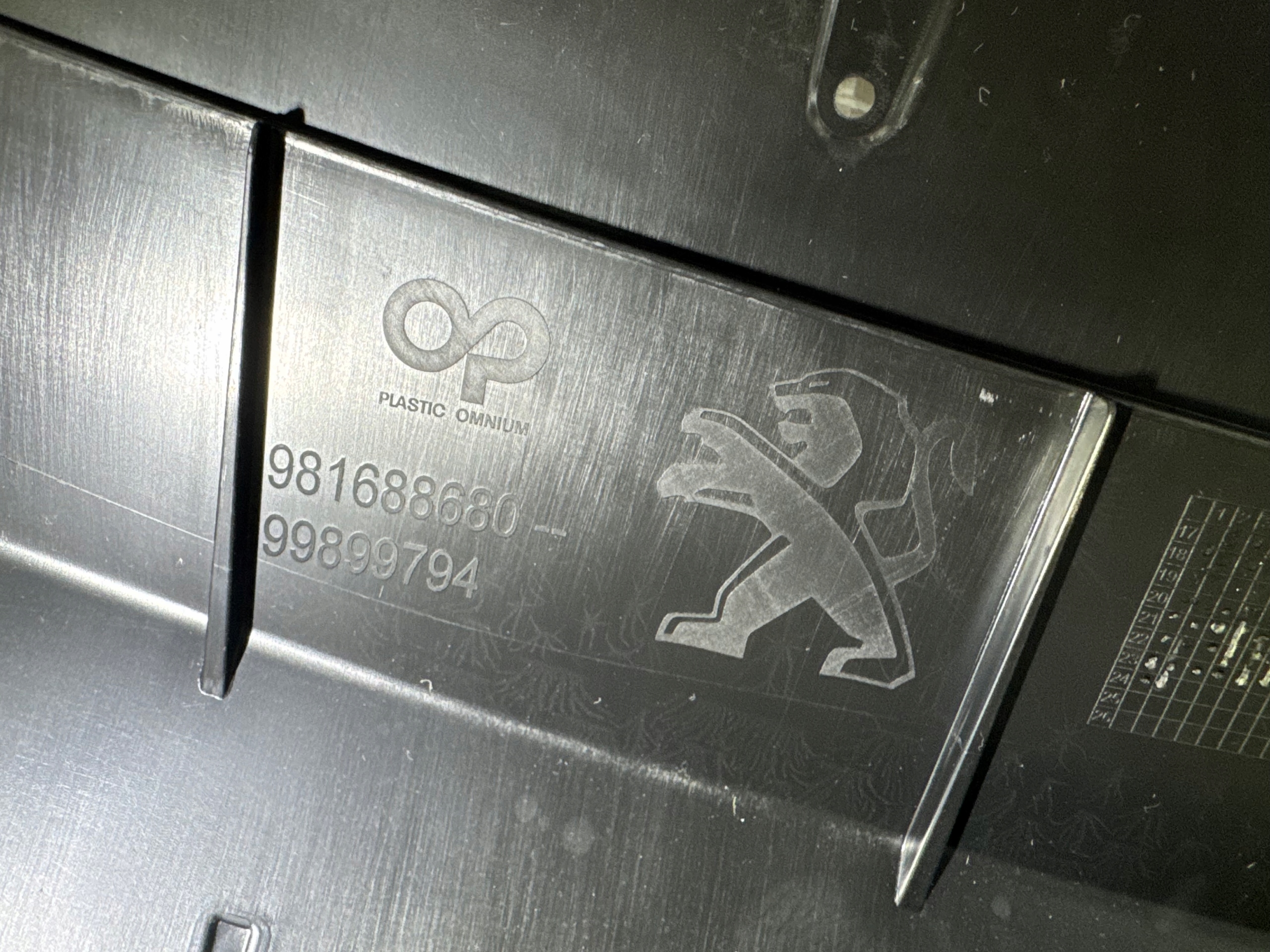 Peugeot Rifter E Kühlergrill FRONTGRILL Kühlergitter 981688680P - Thumbnail 3