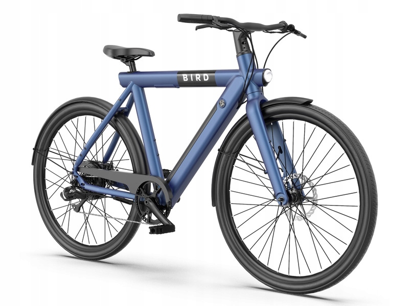 Rower Elektryczny Miejski Bird Urban 1.0 M22 28 cali Rama 22 Cale Niebieski