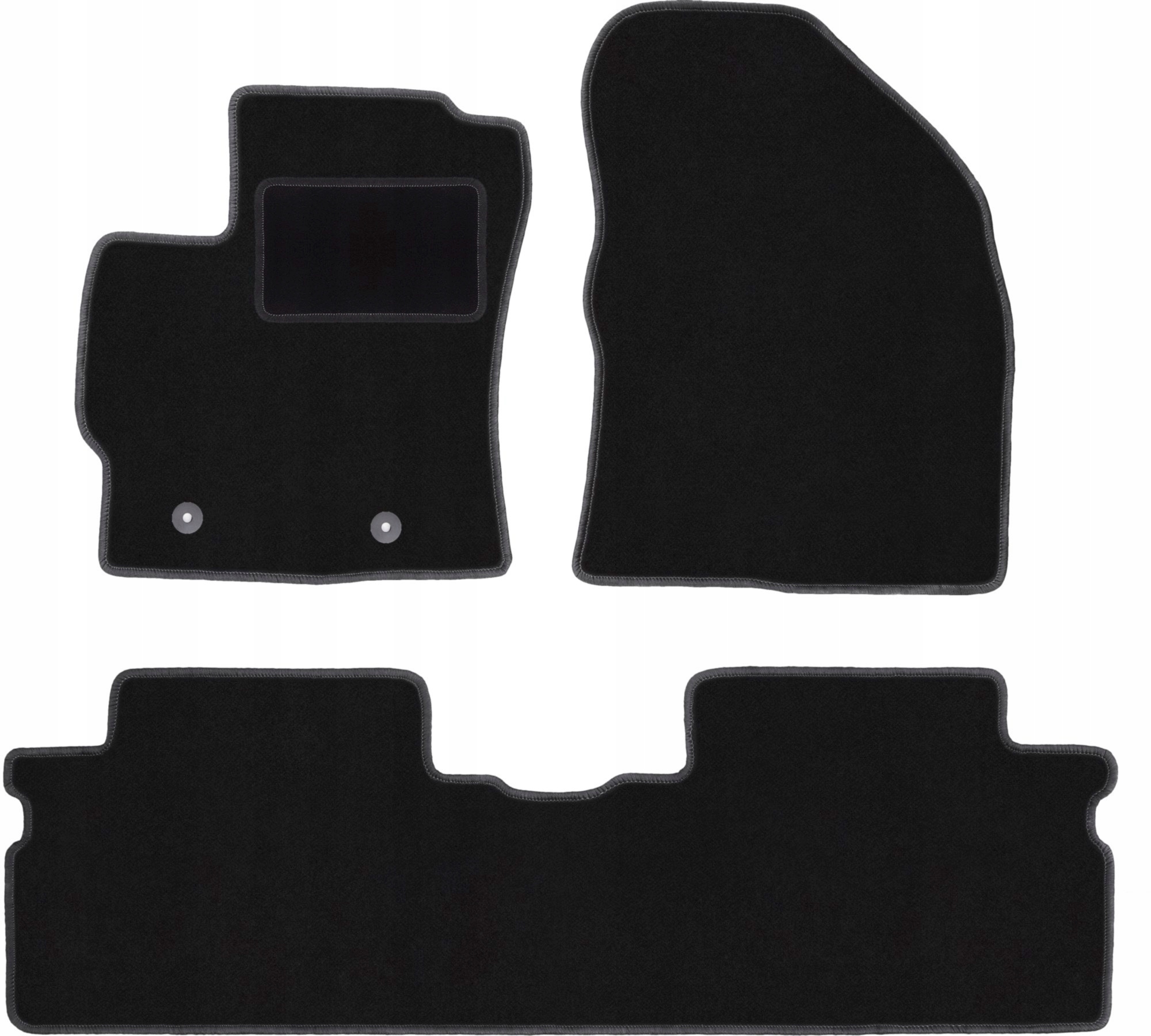 dywaniki welurowe samochodowe do: Toyota Verso minivan (2009-2013)