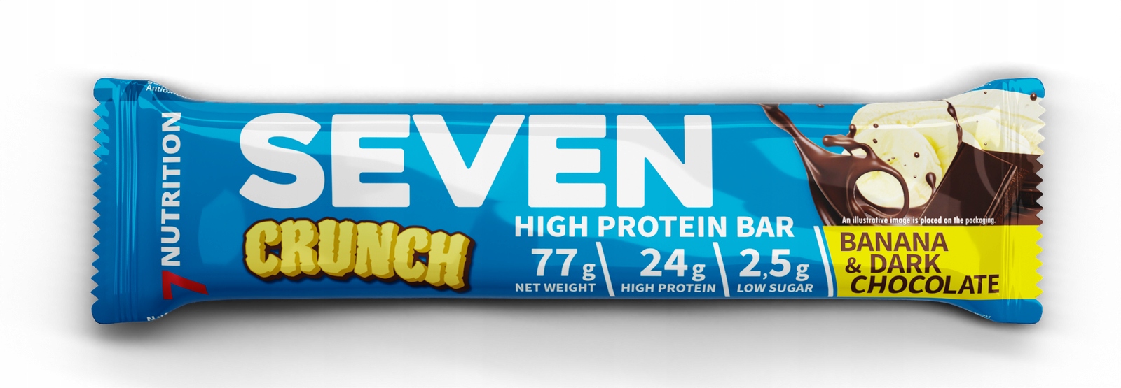 Levně 7NUTRITION Seven Protein Bar 77G – Proteinová Svačinka Pro Aktivní!