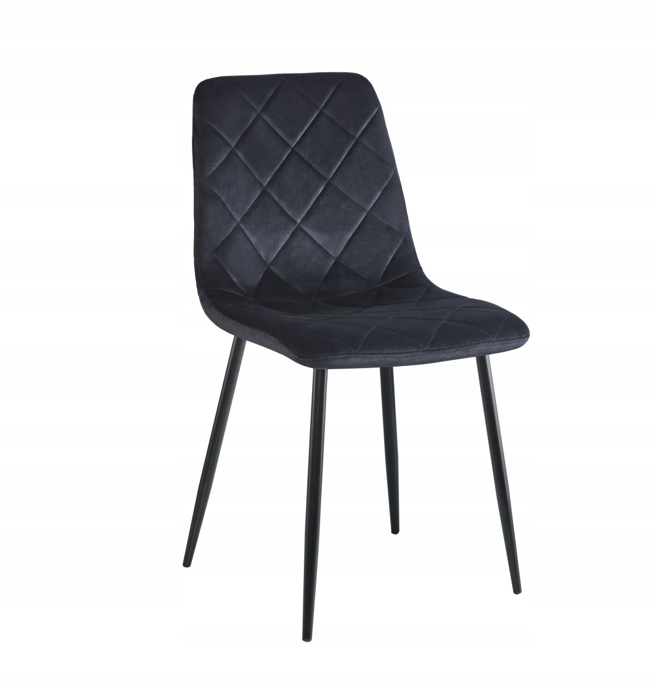 

Krzesło velvet czarne K6 aksamitne welur loft