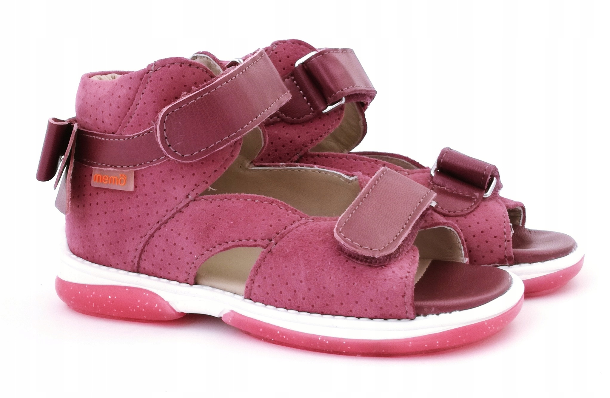 Sandał MEMO JULIET rozmiar 24 Ciemny róż Rozmiar 24