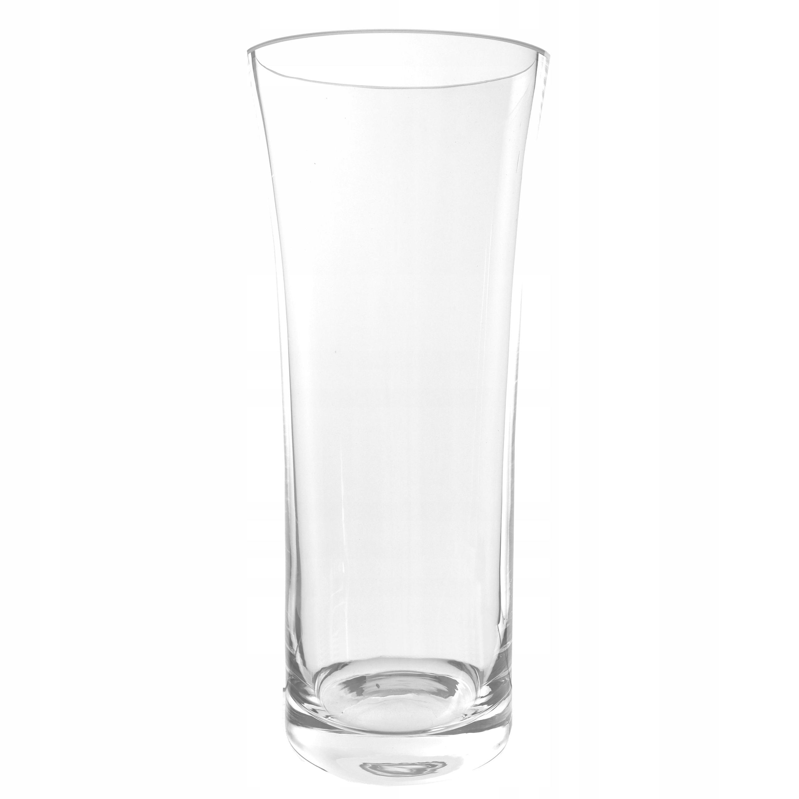 SZKLANY WAZON NA KWIATY wąski 25 cm