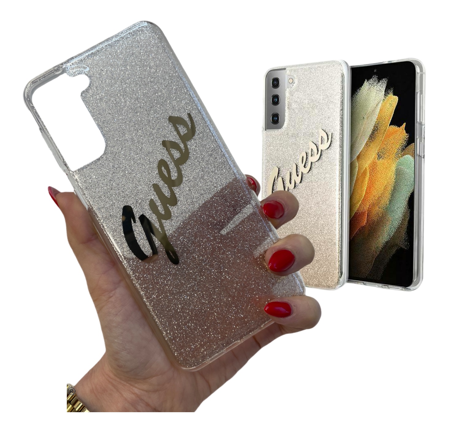 

Etui Guess Samsung Galaxy S21+ złoty/gold