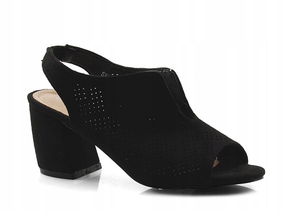 

T.sokolski SKL20 Sandały Czarne Ażurowe Slip On 39