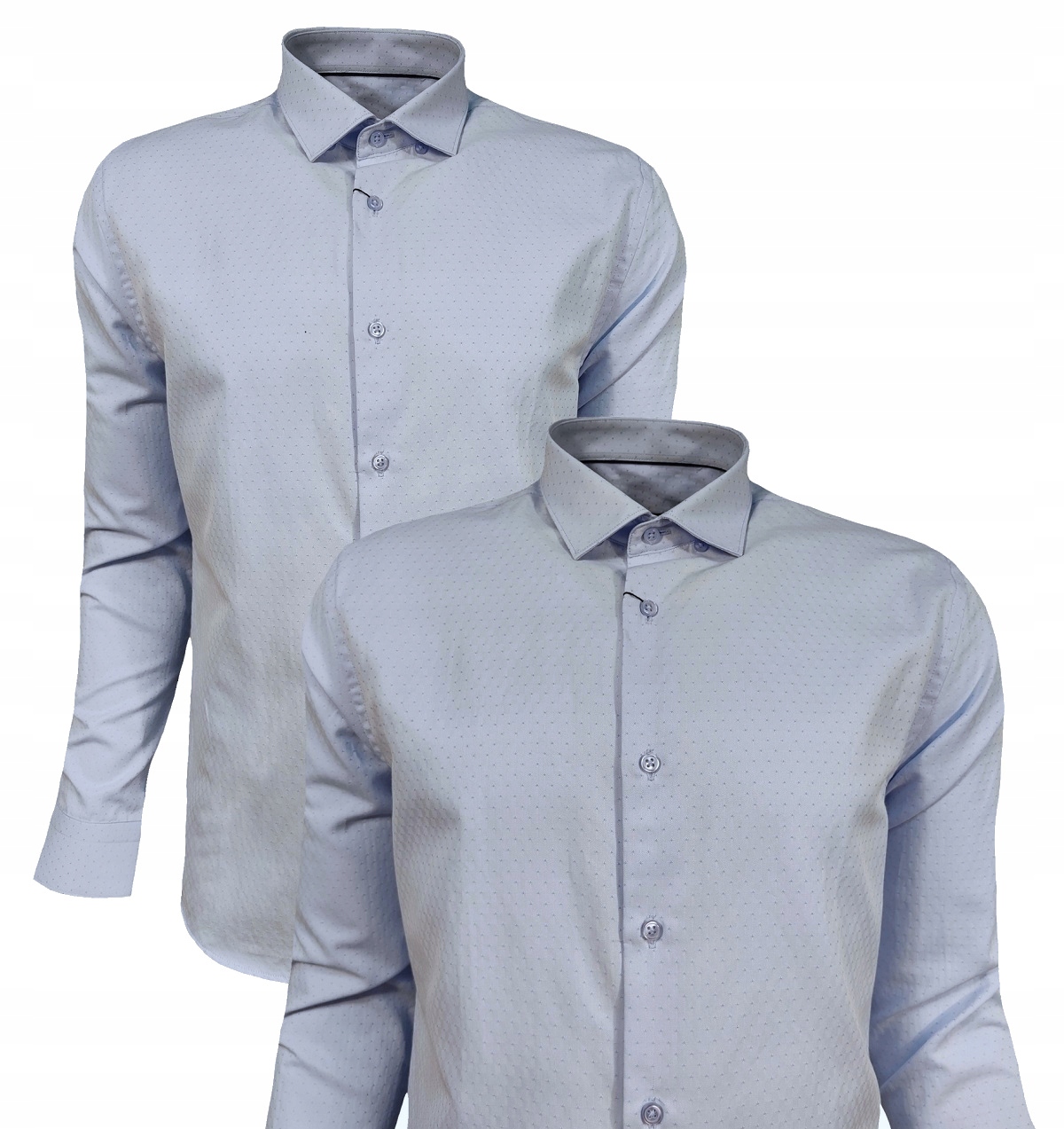 Pánská Košile Casual Klasická Světle Modrá 4XL