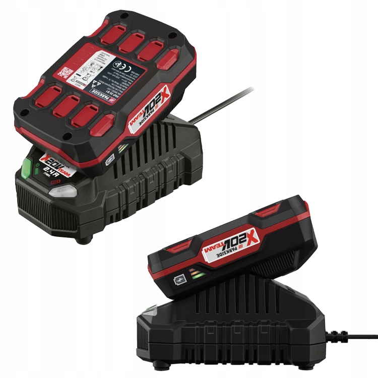 Zestaw Parkside Akumulator Pap 20 B1 Ładowarka Plg 20 C1 65W 2Ah 2.4A