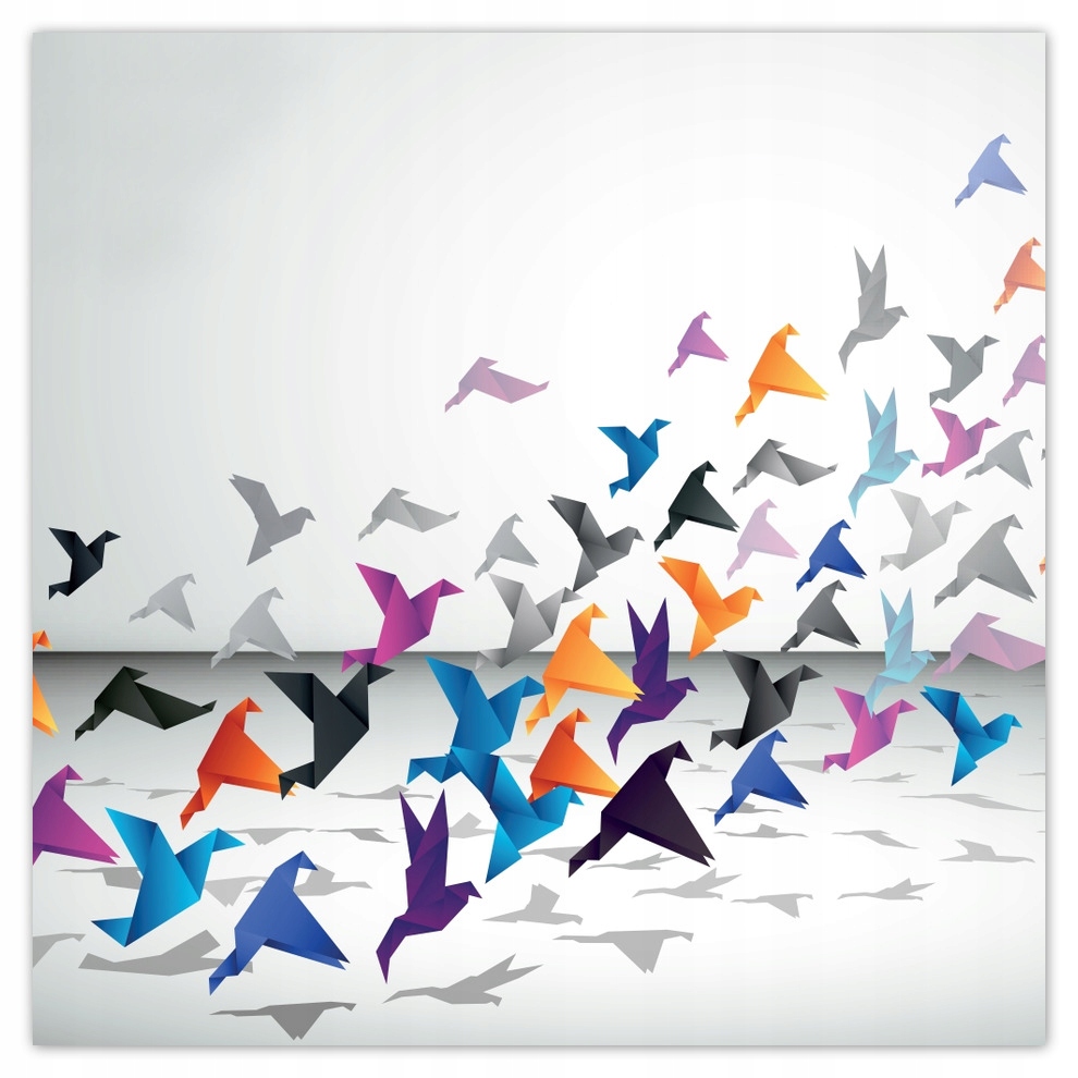 

Fototapety flizelina 208x208 Origami Ptaki w locie