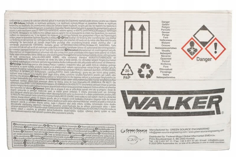 Tekutina na filtre pevných častíc Walker 83617