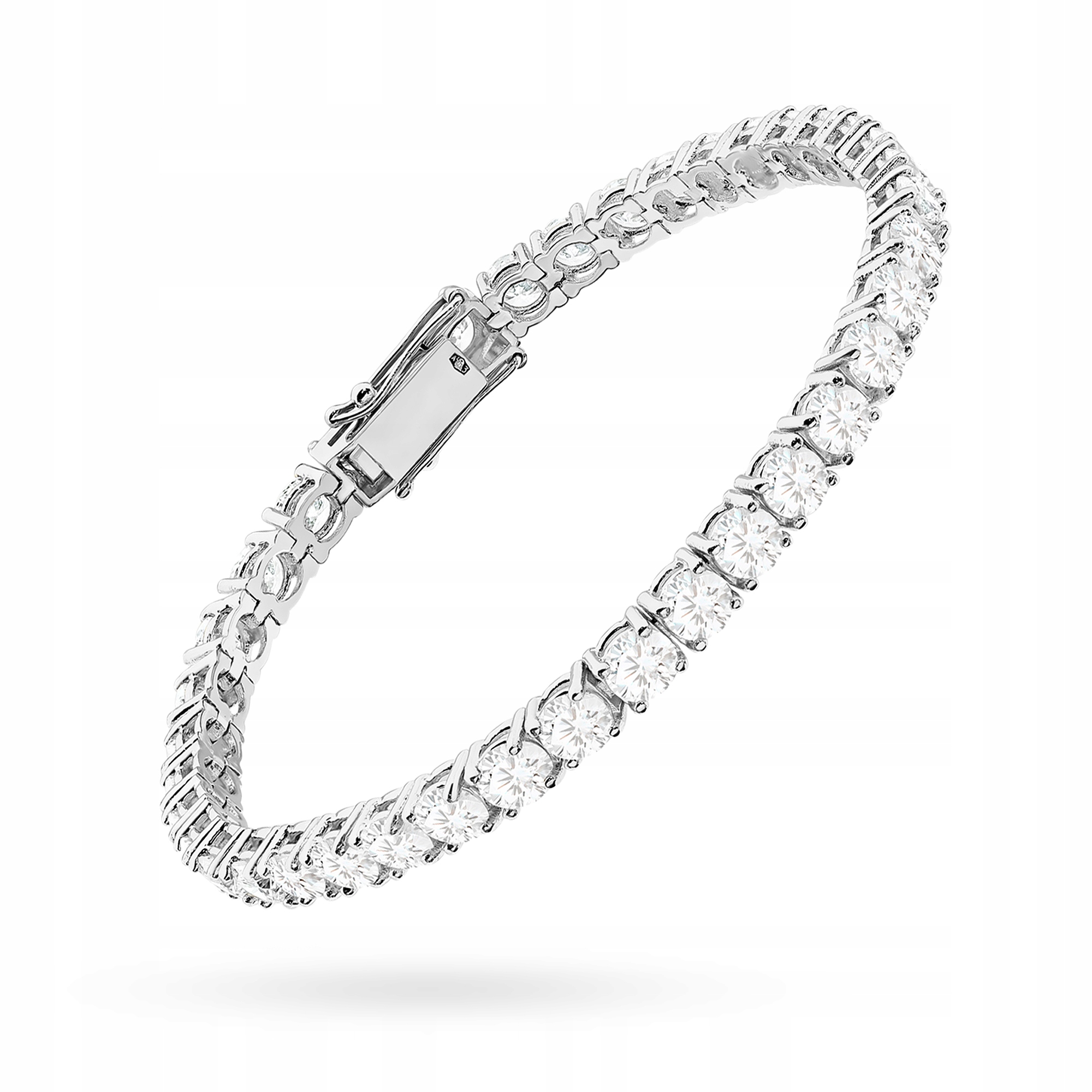 Złota Bransoletka Damska Tenisowa pr. 585 14k z Brylantami 5,88ct Pudełko