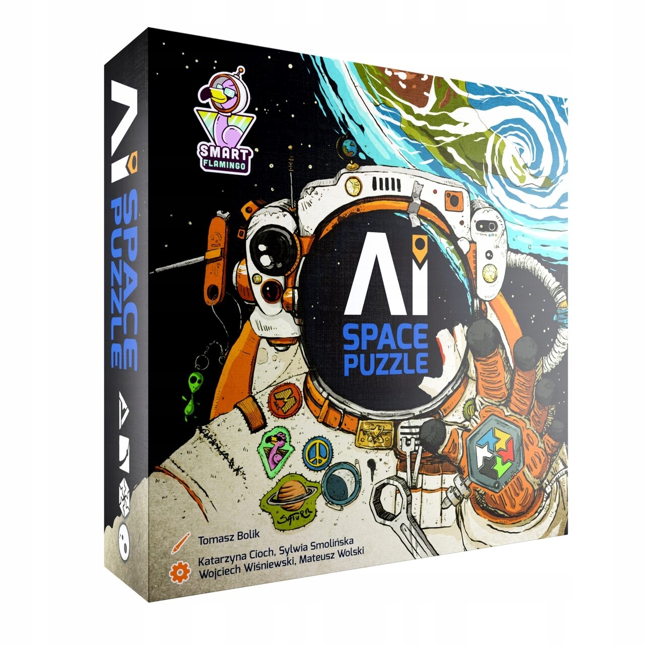 Gra planszowa Ai Space Puzzle Smart Flamingo