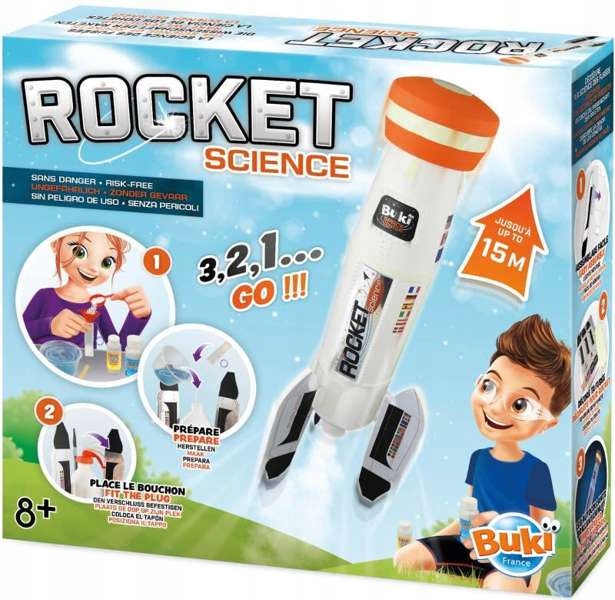 

Rakieta Zbuduj sam Wystrzel do 15 metrów Buki 8+