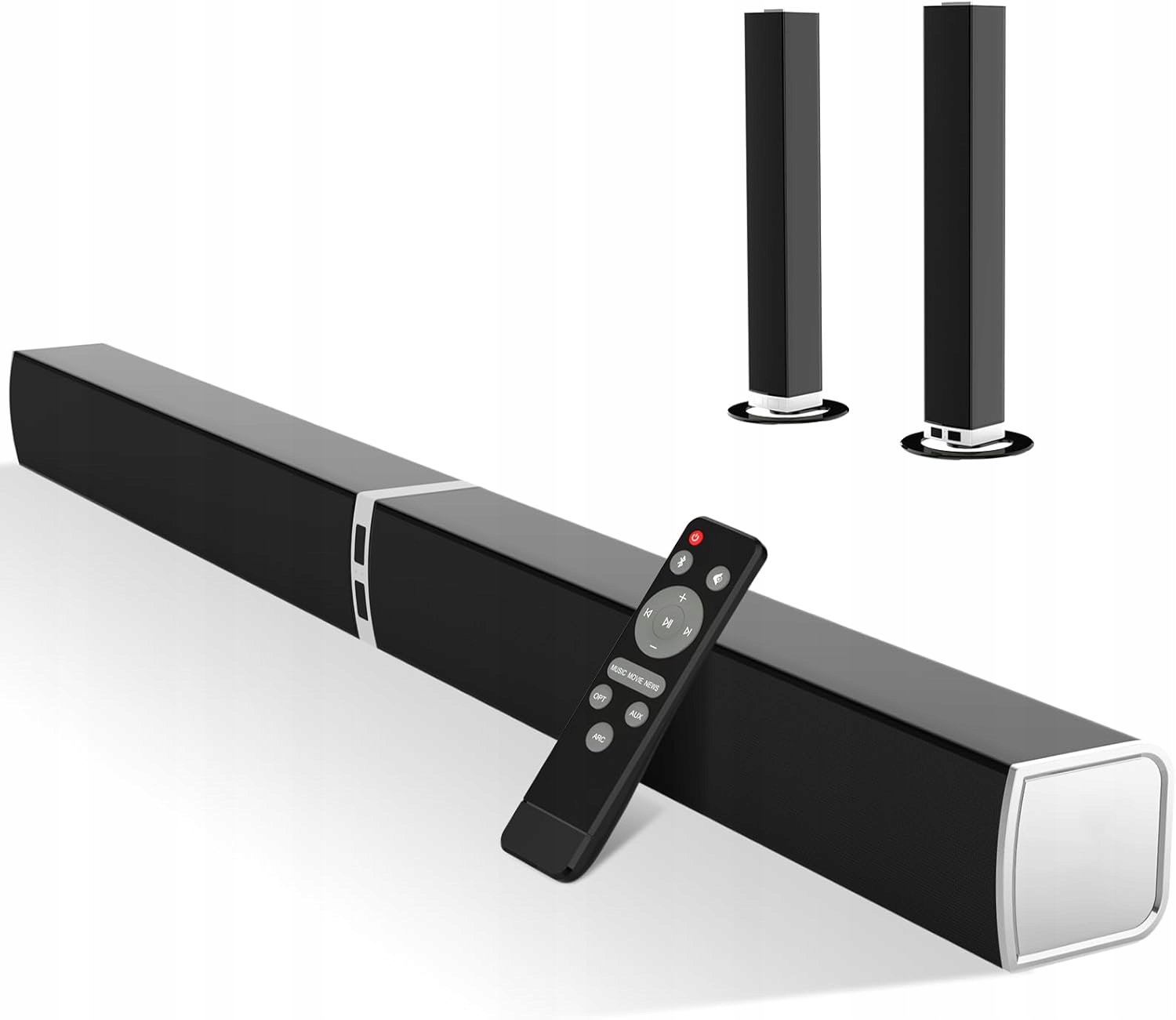 Soundbar 2v1 Bluetooth Morwin KY-2020D 2.0 s dálkovým ovládáním a optickým připojením