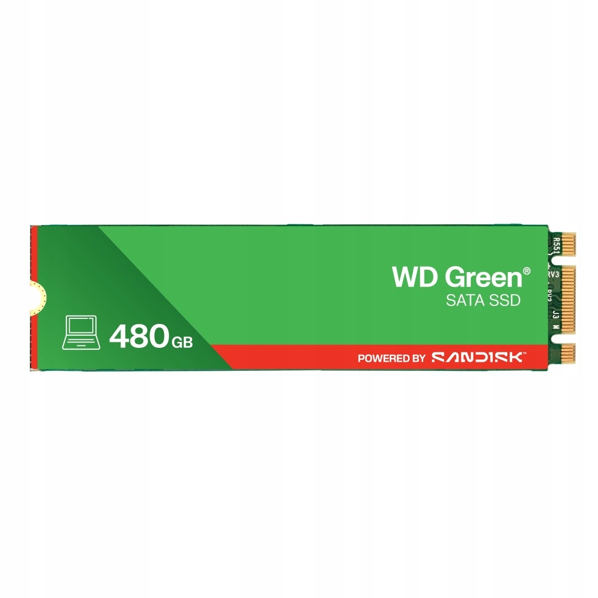 Western Digital Ssd disk Green Ssd 480GB Sata M.2 2280 WDS480G3G0B