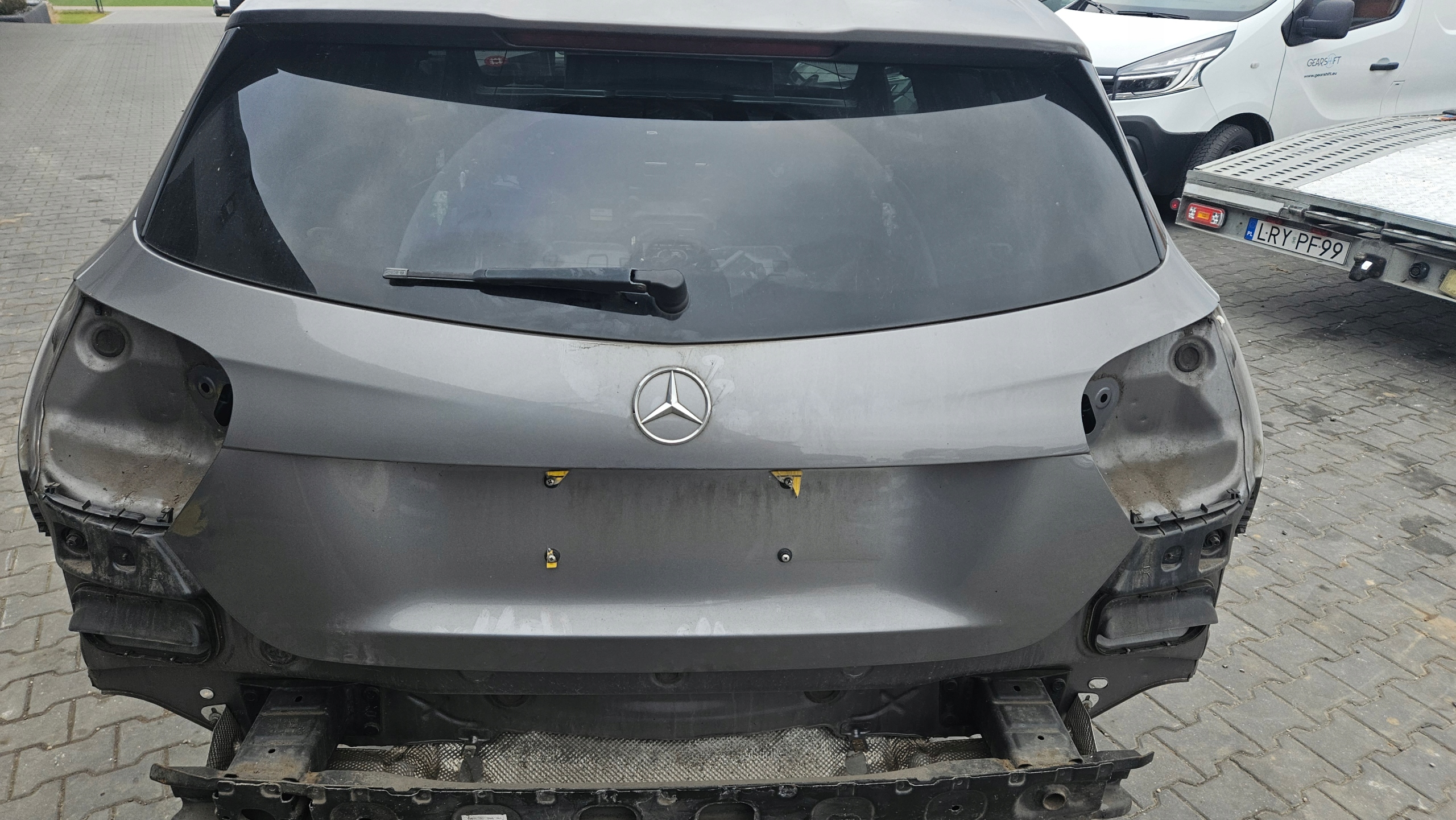 MERCEDES A KLASA W176 trunk door boot 787 MOUNTAIN GRAU