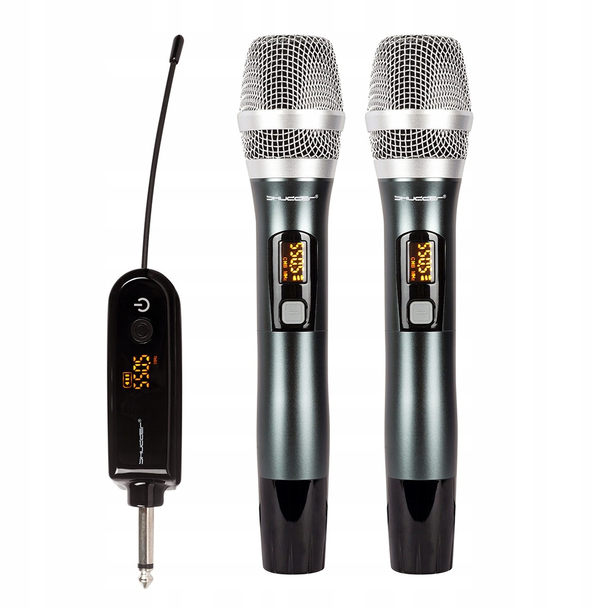 Bezdrátové mikrofony SDR702 Shudder 2 ruční mikrofony 60 kanálů