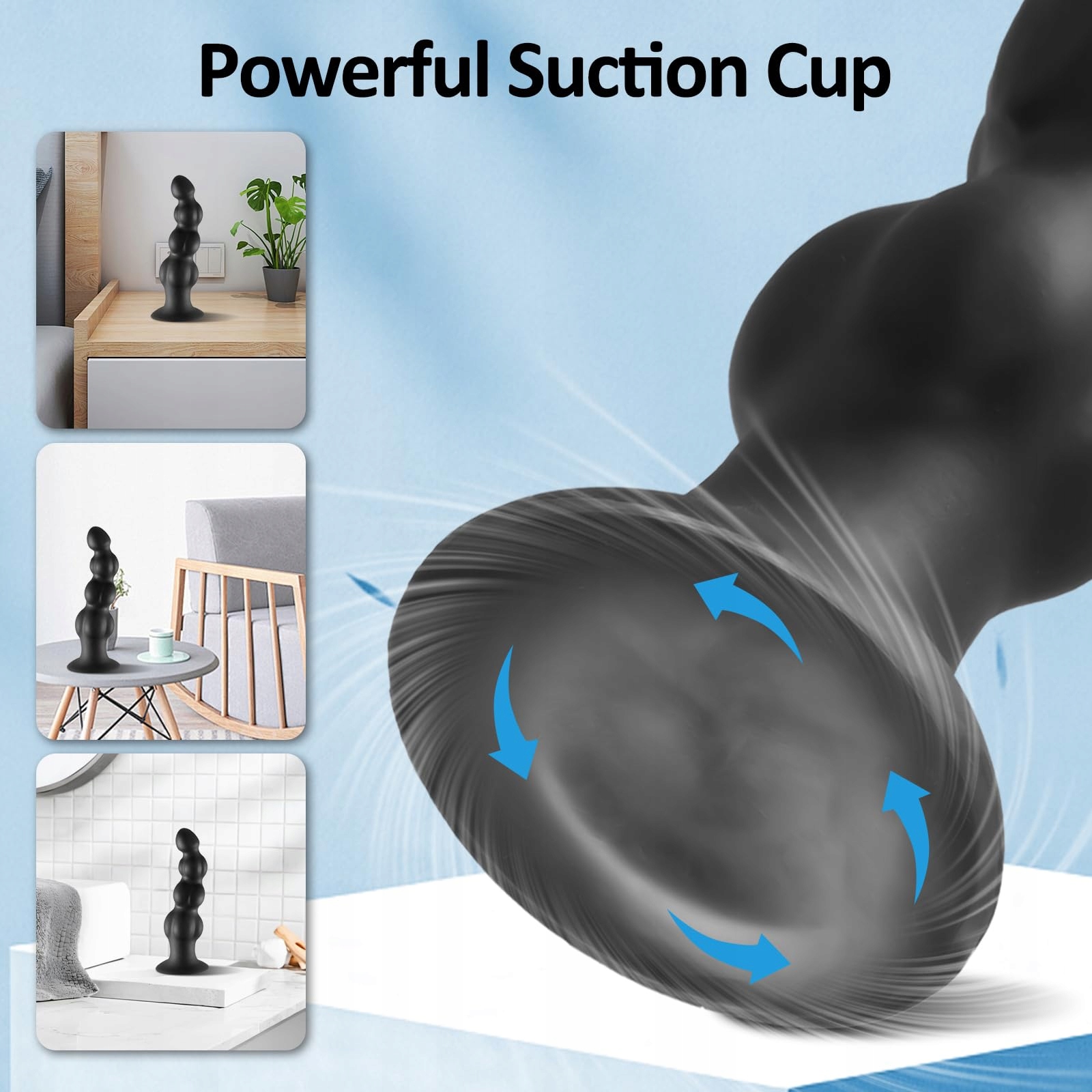 FANTASY Dildo Analny 17CM Z Przyssawką Do Stymulacji G Punktu I Prostaty — miniatura 4