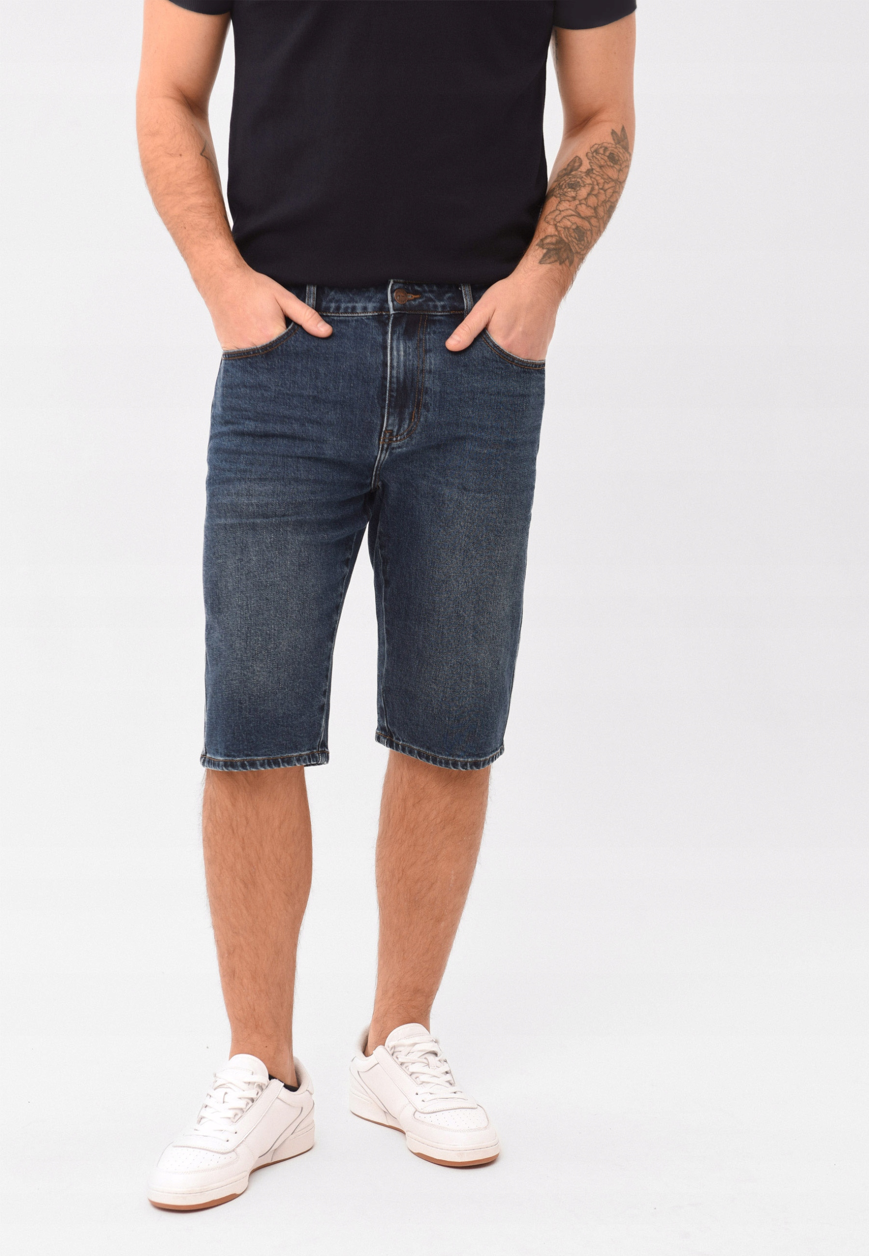 Pánské Krátké Kraťasy Comfort Fit Tmavě Modré Volcano E-ner 35