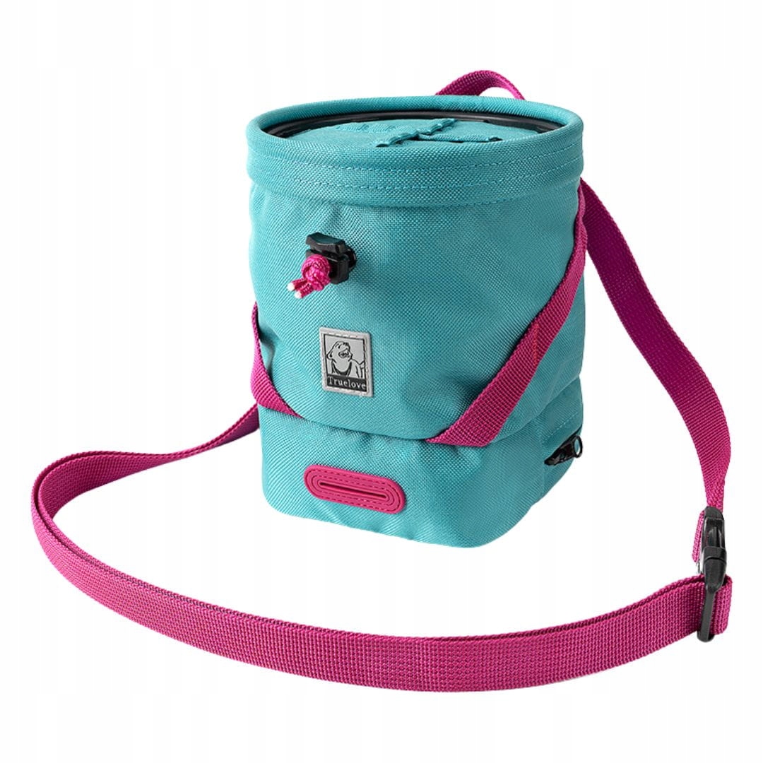 Levně Magnetický sáček na pamlsky pro psa Ferrata Truelove tyrkysový