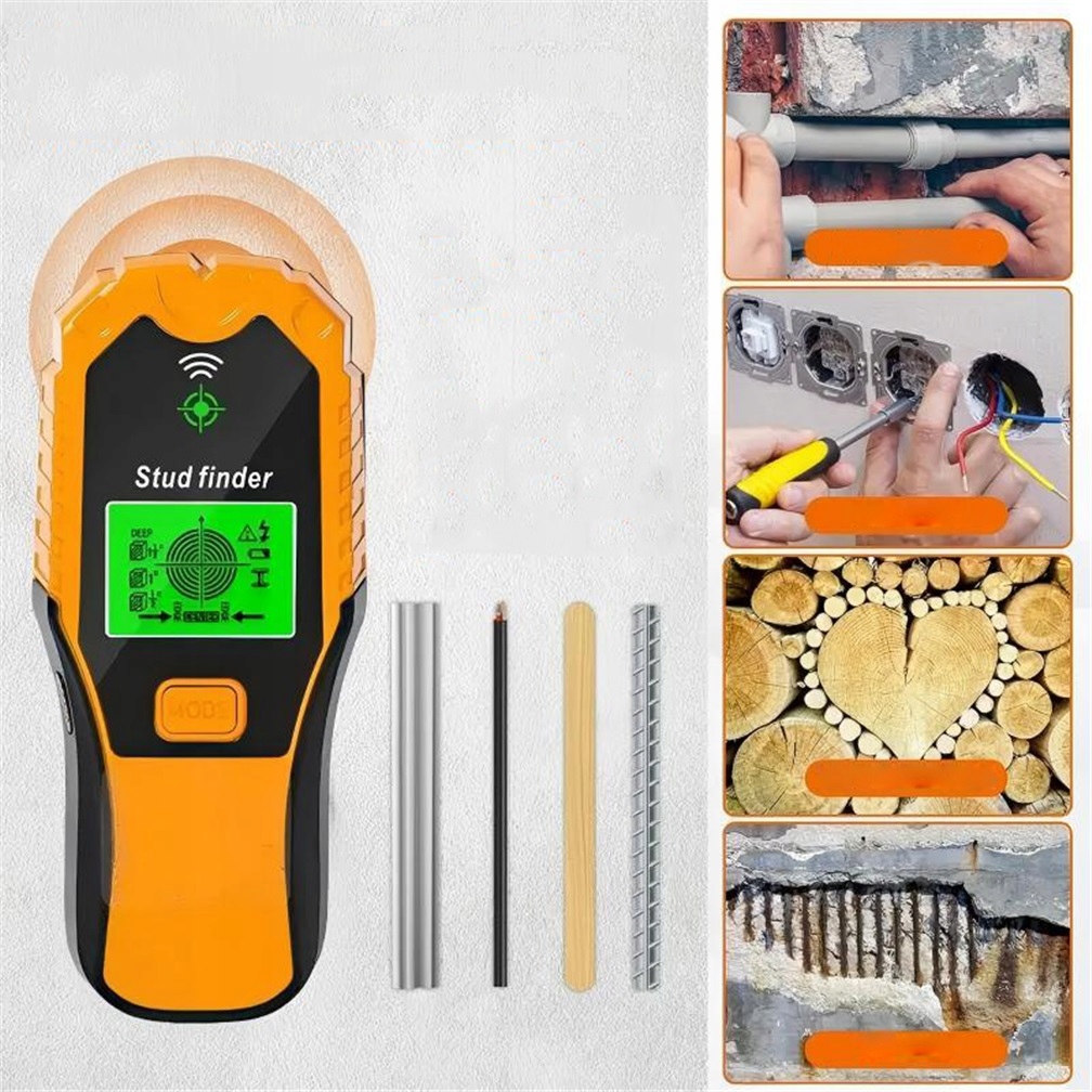 Detektor Ścian Wykrywacz Przewodów Elektrycznych Kabli Rur Metal W Ścianie
