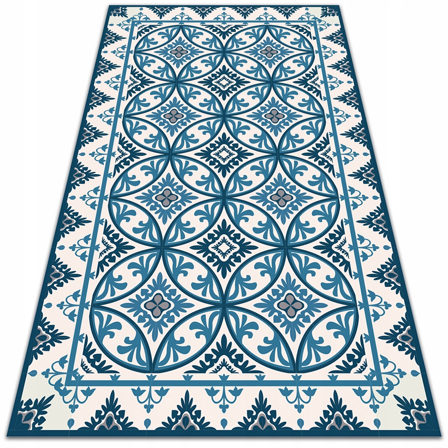 

Tarasowy winylowy dywan Abstrakcyjne koła 80x120